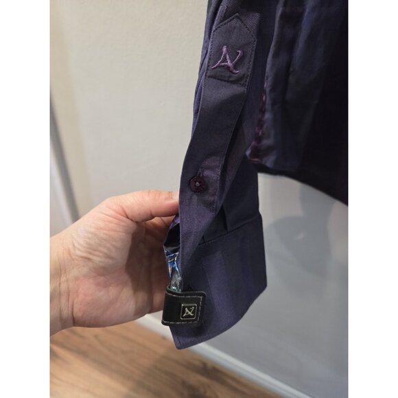 Au Noir Long Sleeves Men Shirt Size 4 Pre-Owned - Picture 4 of 9